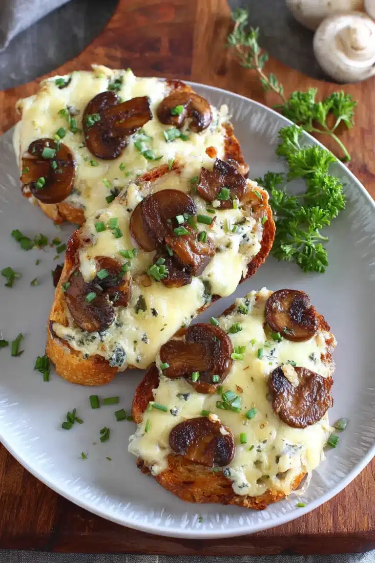 Four Cheese Mushroom Toasts - Lord Byron's Kitchen | Recipes, Cooking recipes, Mushroom appetizers - Image 1