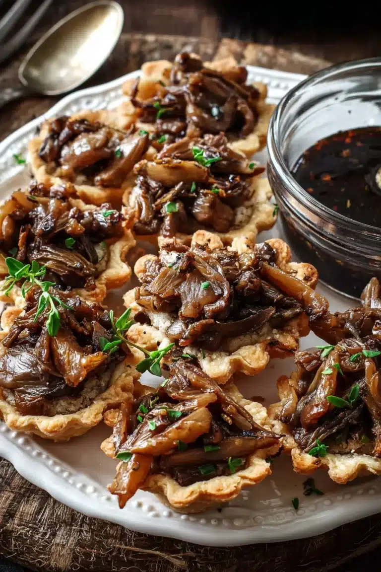 Mushroom Shallot Tart Bites - Image 1