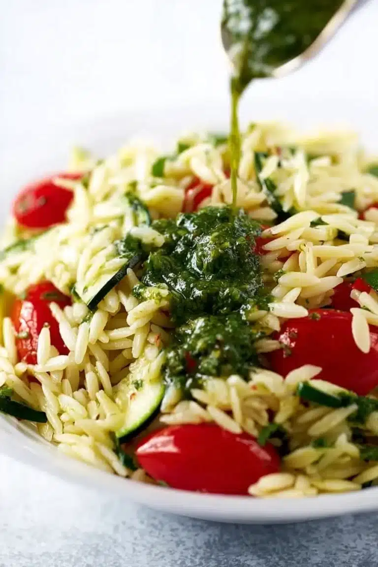 Zucchini and Orzo Salad with Chimichurri Recipe - Image 1