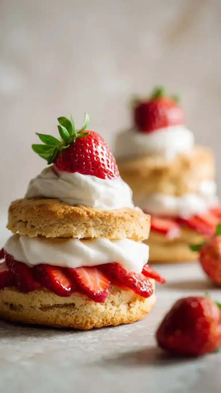 Homemade strawberry shortcake - Image 1