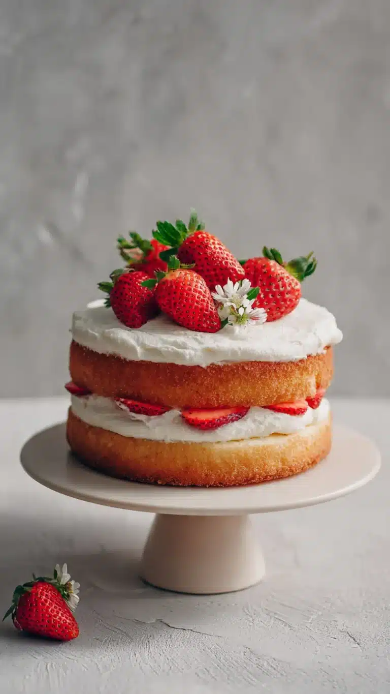 Strawberry cake recipe - Image 1